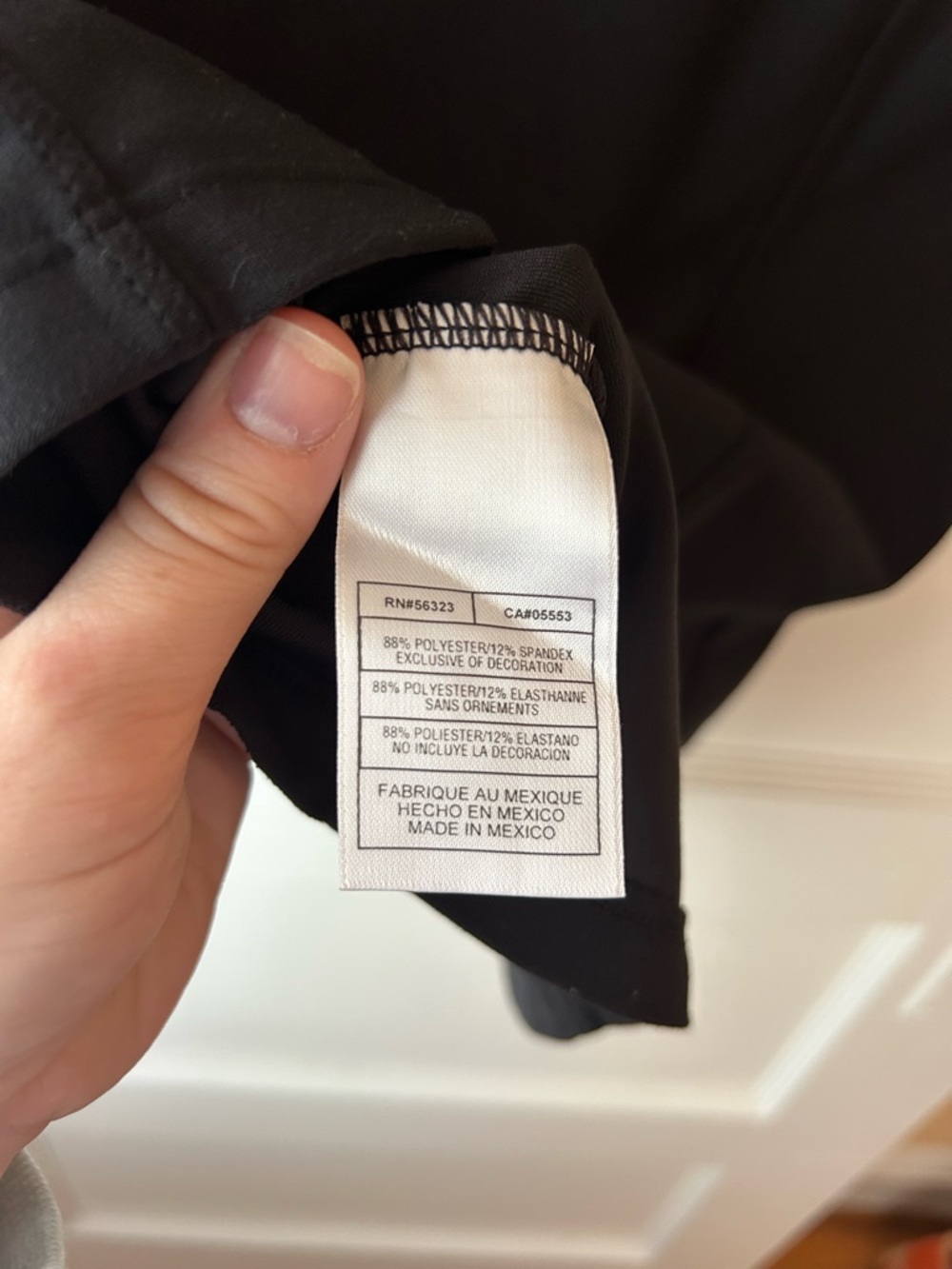 Nike Black V-Neck Short Sleeve Performance Tee - Picture 6 of 8